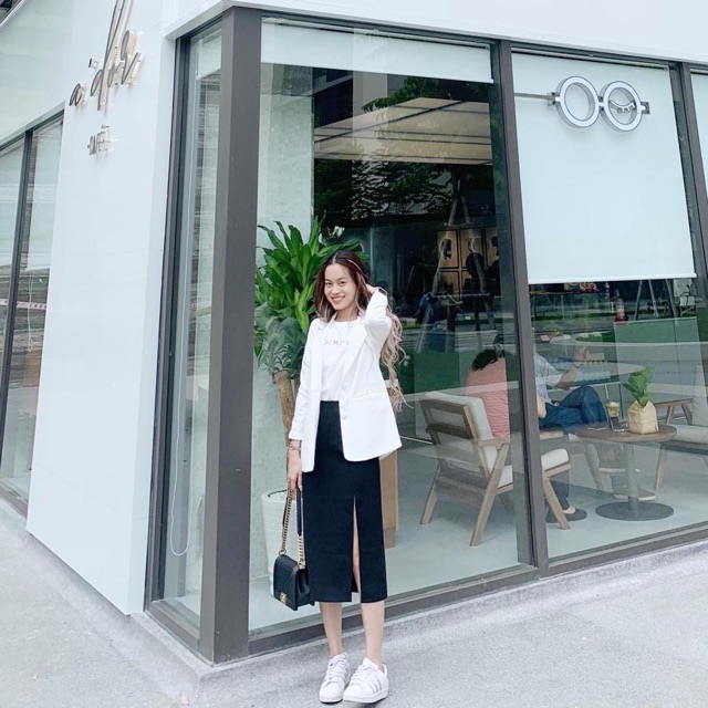 Áo blazer cúc bọc | BigBuy360 - bigbuy360.vn