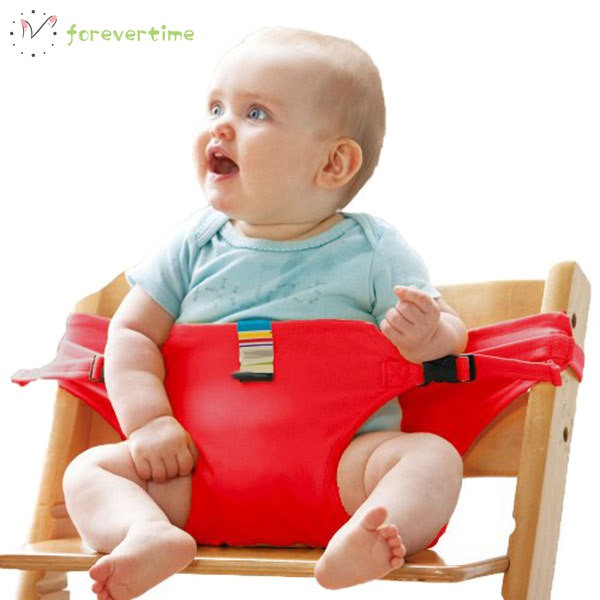 #Mẹ và con# Portable Baby Chair Infant Seat Product Dining Lunch Chair Seat Safety Belt Feeding High Harness