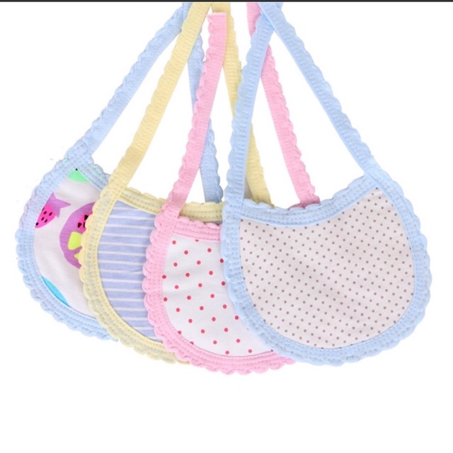 Yếm tròn buộc dây cho bé