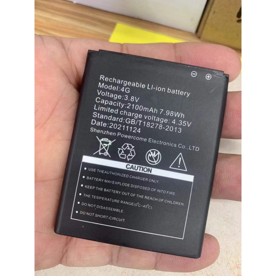 Pin Gắn Trong Của Cục Phát Wifi 4G MF925/MF901/Olax WD680/Max Speeed 4G/ Viettel D6610... Pin 2100 mah Chính Hãng