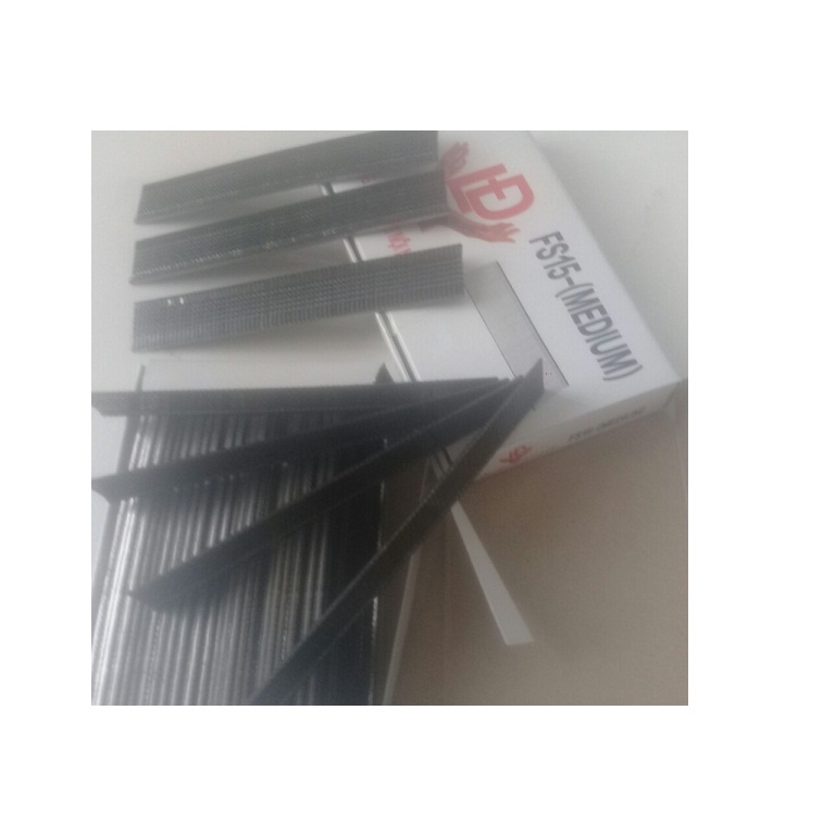 Đinh bắn sắt thẳng FS15 Medium - màu Đen - ghim xuyên sắt tole inox - dài 15mm