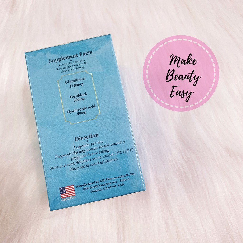 [HÀNG NHẬP KHẨU] Viên Uống Trắng Da, Chống Nắng, Giảm Thâm Sạm N ám, Chống Lão Hóa MIRACLE Double White Extra hộp 60 | BigBuy360 - bigbuy360.vn