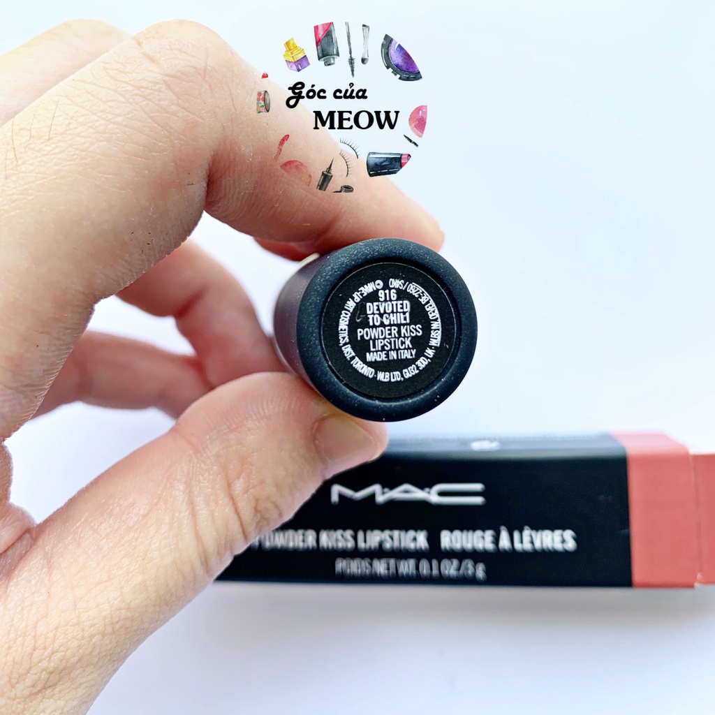 Son thỏi lì MAC Powder Kiss Lipstick M.A.C Cosmetics