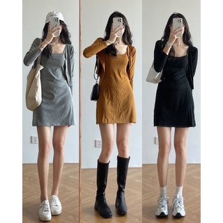 Bộ váy dây audrey 6042