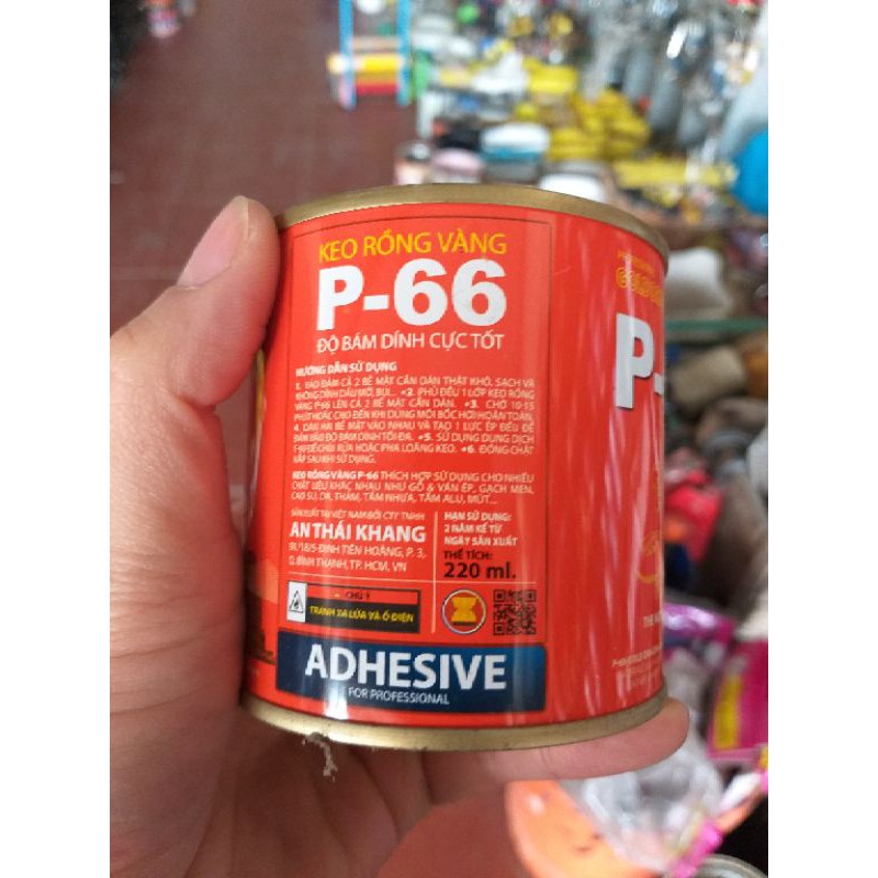 keo con chó , hiệu rồng vàng p-66 110ml