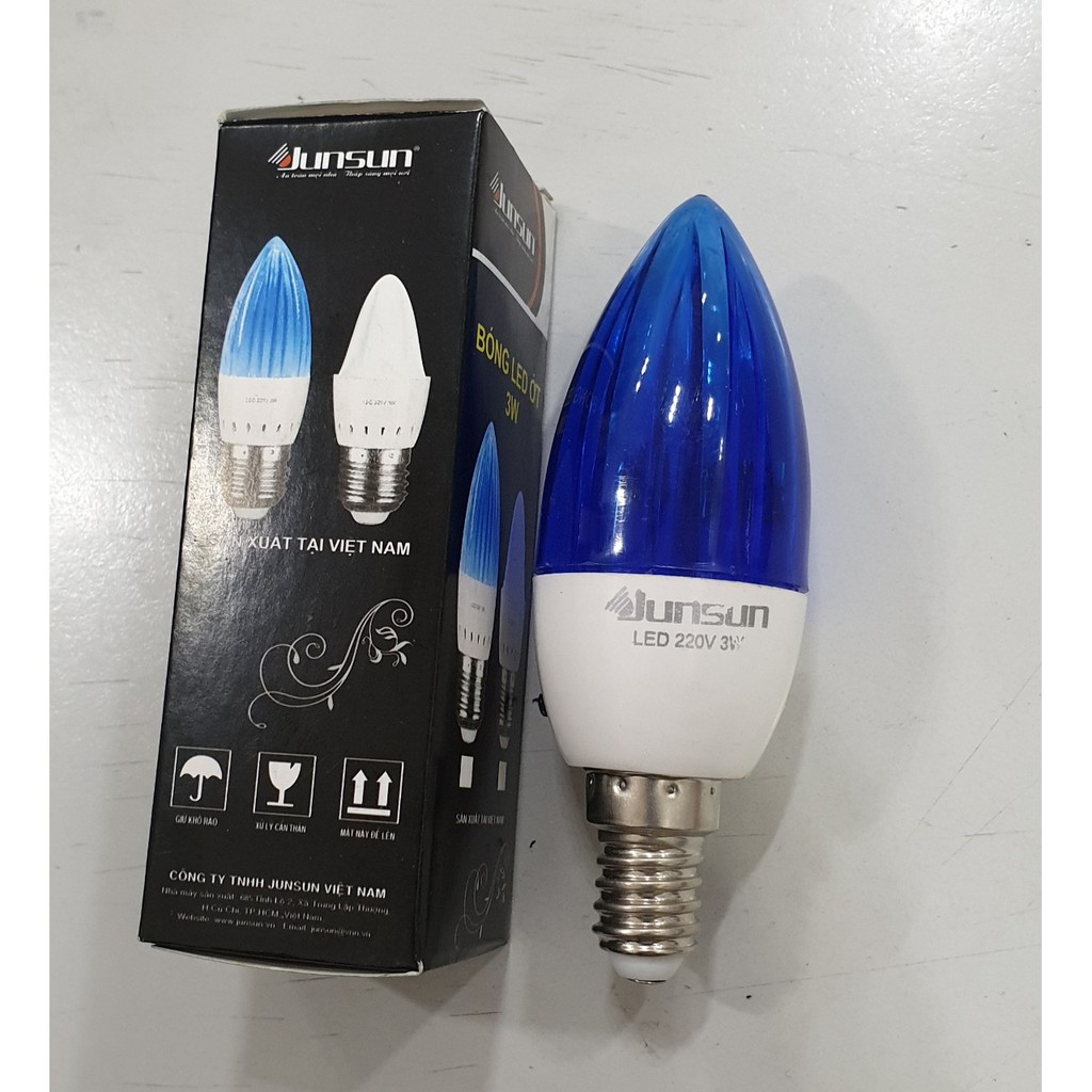 Bóng đèn led trái ớt  đui E14 3w