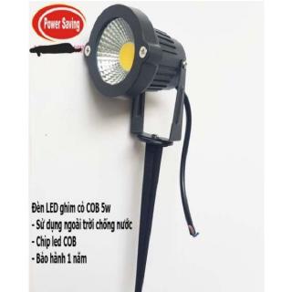 Đèn Led Ghim Cỏ 5w Cob Kèm Chân Ghim-Đèn ghim sân banh vườn cỏ