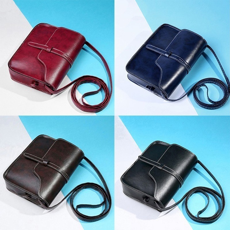 Túi da đeo chéo phong cách vintage | BigBuy360 - bigbuy360.vn