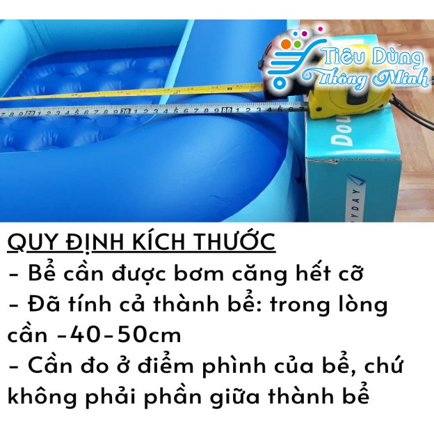 Hồ bơi cho bé, bể bơi bơm hơi thành cao cho trẻ em - Tiêu Dùng Thông Minh Shop