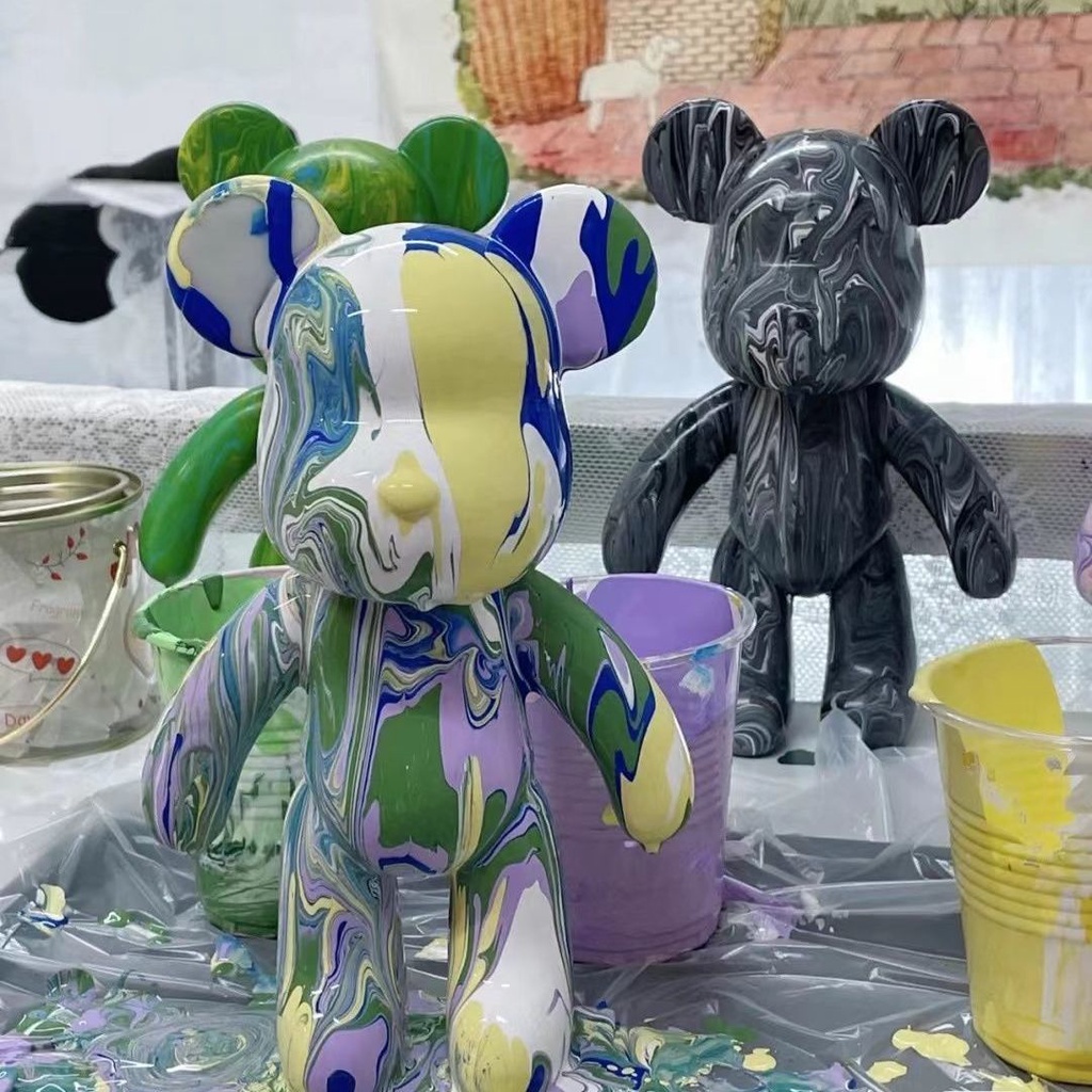 Mới Đồ Chơi Hình Gấu Bạo Lực Bằng Chất Lỏng Thủ Công Cho Bé