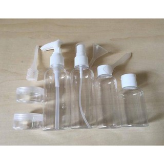 Bộ chiết mỹ phẩm du lịch 9 món