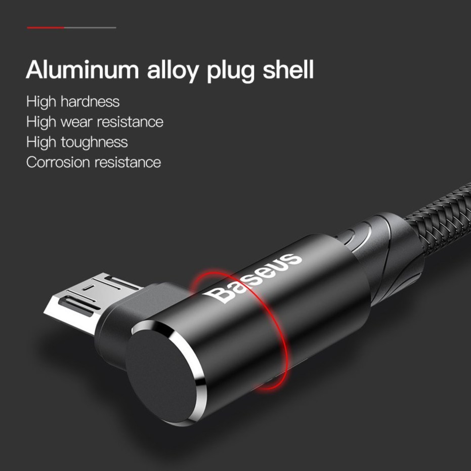 Cáp sạc cổng Micro USB cho máy Android Samsung | Oppo | Xiaomi | ... - Dây sạc nhanh và truyền dữ liệu hãng Baseus