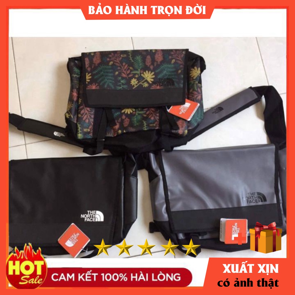 Cặp túi đeo chéo nam The North Face base đựng laptop Camp Messenger Bag HÀNG HÃNG Chống thấm nước - Dùng đi học đi làm