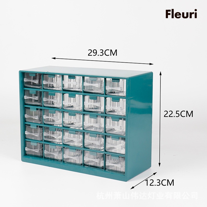 Hộp Đựng Ốc Vít 25 Ngăn Kéo Tủ Tiện Dụng Cho Gia Đình