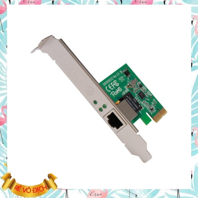 CARD MẠNG LAN CHÍNH HÃNG (XẢ KHO) CARD PCI EXPRESS TO LAN MAIN H61 LIÊN KẾT TỐC ĐỘ MẠNG CỰC NHANH  BẢO HÀNH 12 THÁNG.CPL