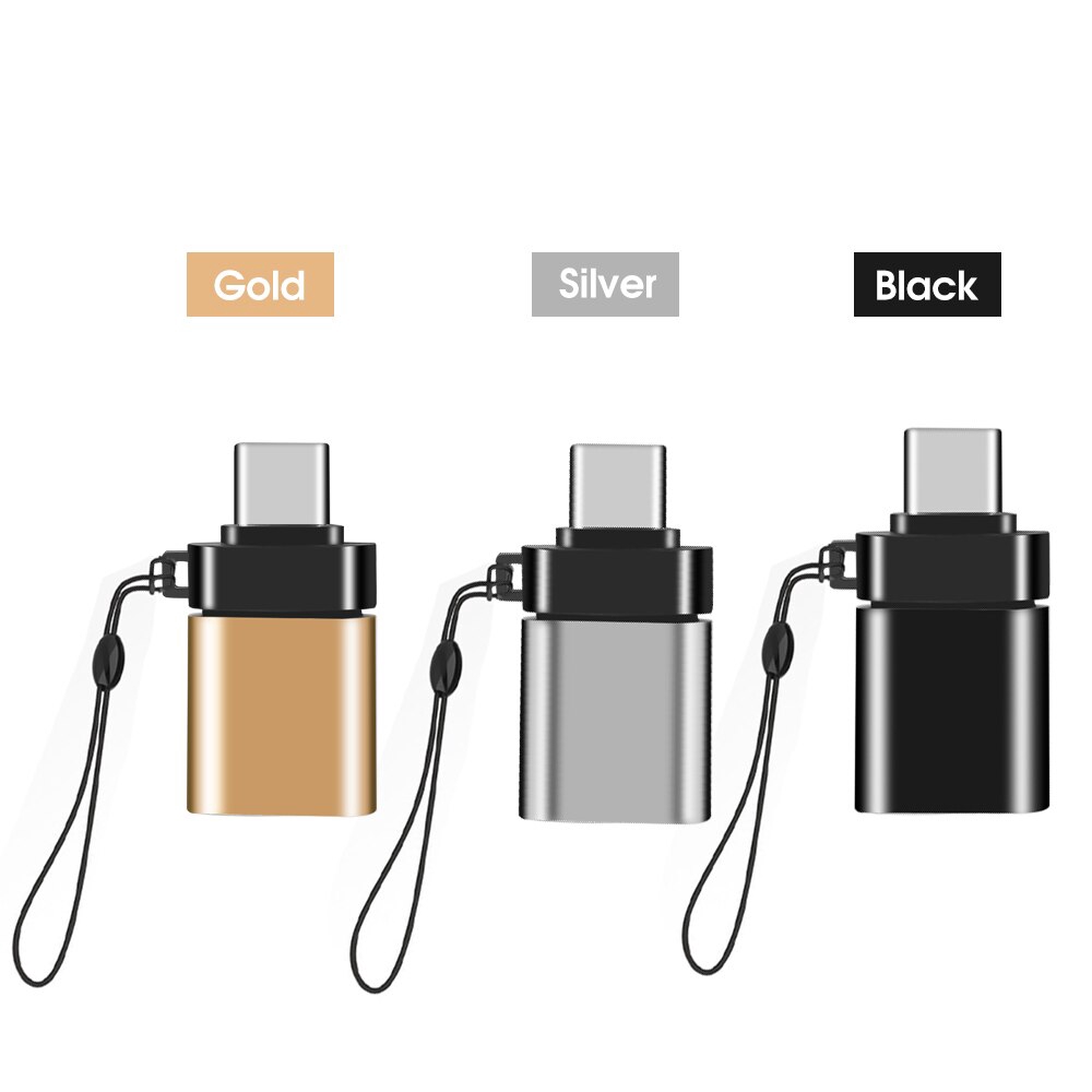 Đầu chuyển đổi mini Type C sang USB 3.0 hỗ trợ OTG tốc độ cao cho điện thoại/máy tính | BigBuy360 - bigbuy360.vn