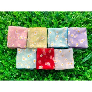 Khăn BANDANA cúc in màu pastel xinh xắn
