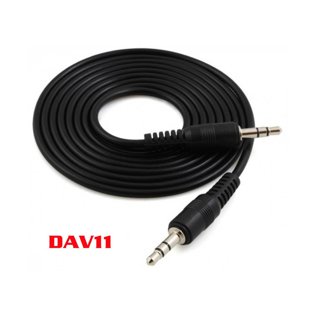 Dây AV 1-1, dây tín hiệu loa 1 ra 1, dùng cho rắc 3,5mm