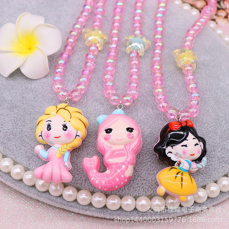 Đồ trang sức trẻ em｜Frozen Truth Elsa 13 bộ đồ trang sức ｜phát sáng dây chuyền kẹp tóc xuyến