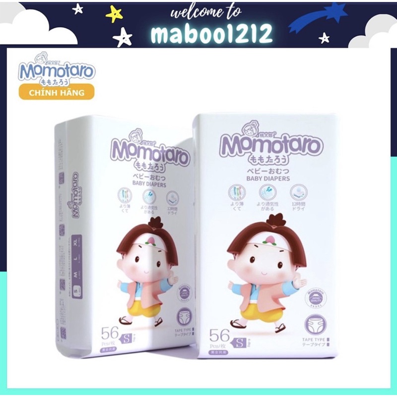 ( combo 2 bịch ) bỉm MOMOTARO, NAKIN , BIBI GOLD mềm mại êm ái