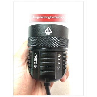 đèn trợ sáng l4x chip xml T6, tặng kèm nút công tắc BH 6 tháng