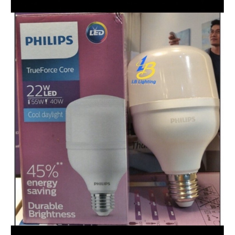 đèn Led trụ 22W Philip- đuôi E27- ánh sáng trắng