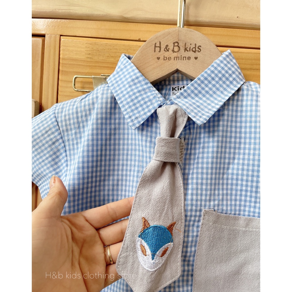 Sét áo kẻ đũi mềm quần đũi xước mềm đẹp Kèm cà vạt thêu