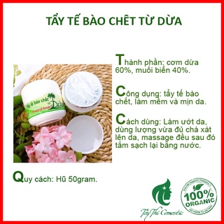  Tẩy Tế Bào Chết Từ Dừa Cửu Long