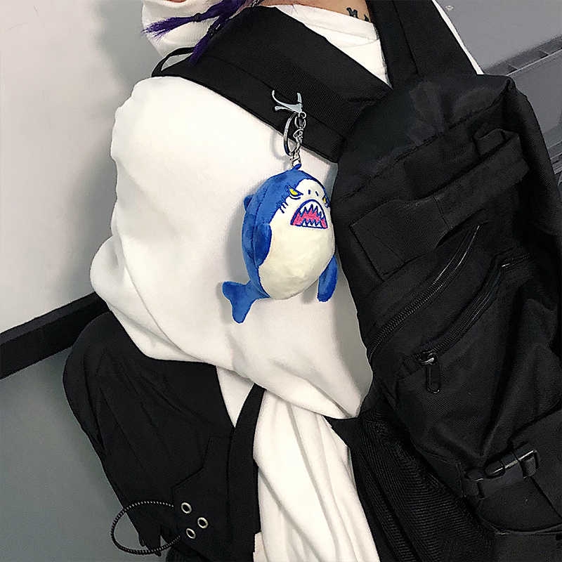 Móc Khóa Hình Cá Mập Giận Dữ Nhồi Bông 12081