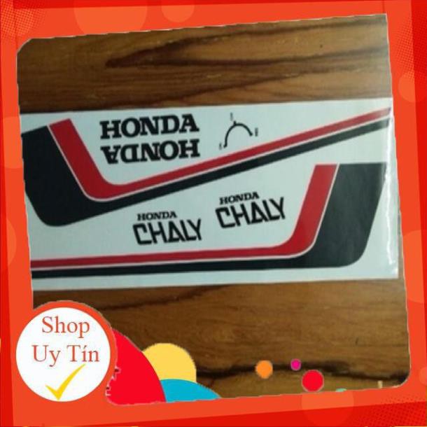 [Hot] Bộ Tem Honda Chaly Hàng Đẹp  Chuẩn