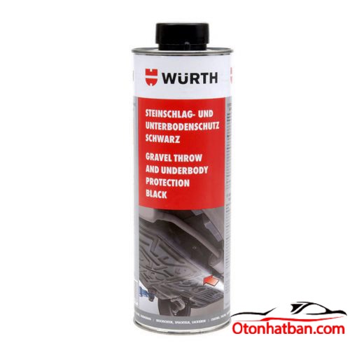 Sơn Phủ Gầm Cao Su Non WURTH 1000ml - Hạn chế Tiếng Ồn, Đá Văng, Ngập Nước - Công nghệ Đức