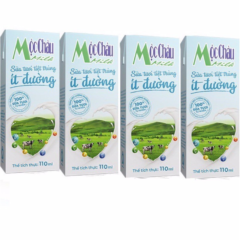 SỮA TƯƠI MỘC CHÂU CÁC VỊ