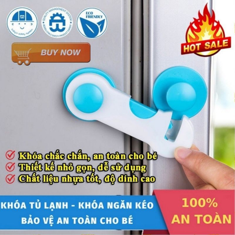 ⚡HÀNG HOT⚡ Chốt Khóa Cài An Toàn Cửa Tủ Lạnh Ngăn Kéo Cửa Tủ