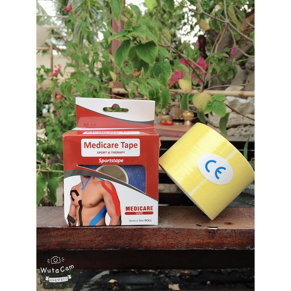 Băng dán trợ cơ MEDICARE TAPE HÀN QUỐC GIÁ RẼ ( GIÚP TRỢ CƠ KHI TGI ĐẤU , DÂY CHẰNG GỐI , DÃN CƠ , SOMI V,V