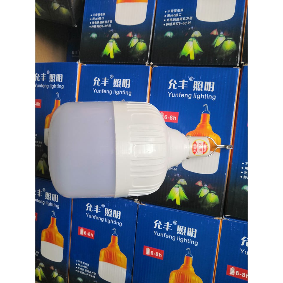 SALE SỐC -  Bóng led trụ tích điện trắng 150W, 100W, 80W, 60W, 30W