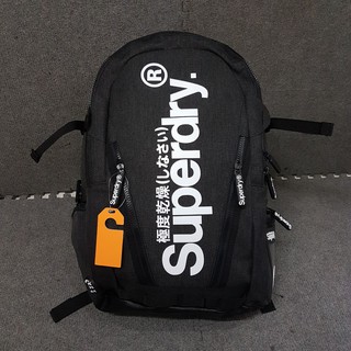 Balo Chống Thấm Nước Superdry Tarpaulin Classic Black