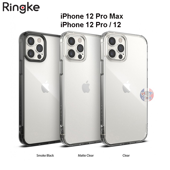 Ốp lưng chống sốc Ringke Fusion cho IPhone 12 Pro Max / 12 Pro chính hãng - Hàng nhập khẩu