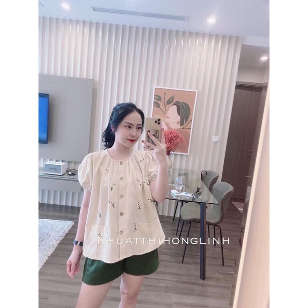 Sét bộ cúc họa mi thêu 5 cánh bigzie