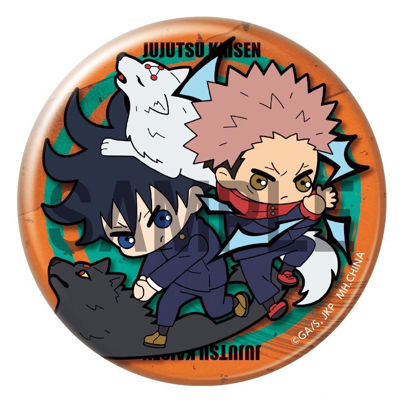 Combo 8 huy hiệu cài áo IN HÌNH Jujutsu Kaisen Chú thuật hồi chiến anime chibi dễ thương tiện lợi m02