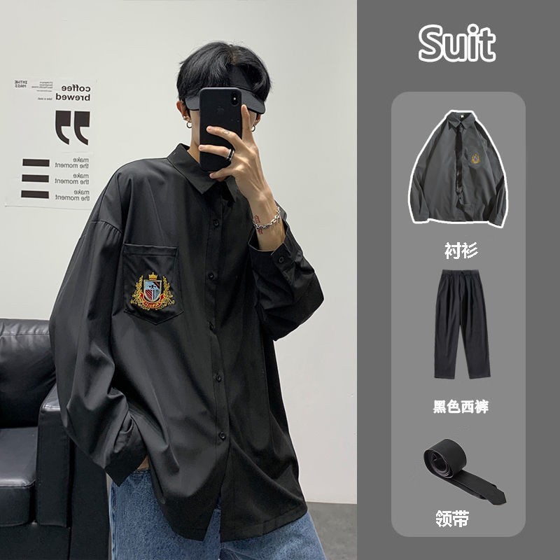 Bộ Đồng Phục Học Sinh Tay Dài Thời Trang Dành Cho Nam (Có Bán Áo Riêng) | BigBuy360 - bigbuy360.vn