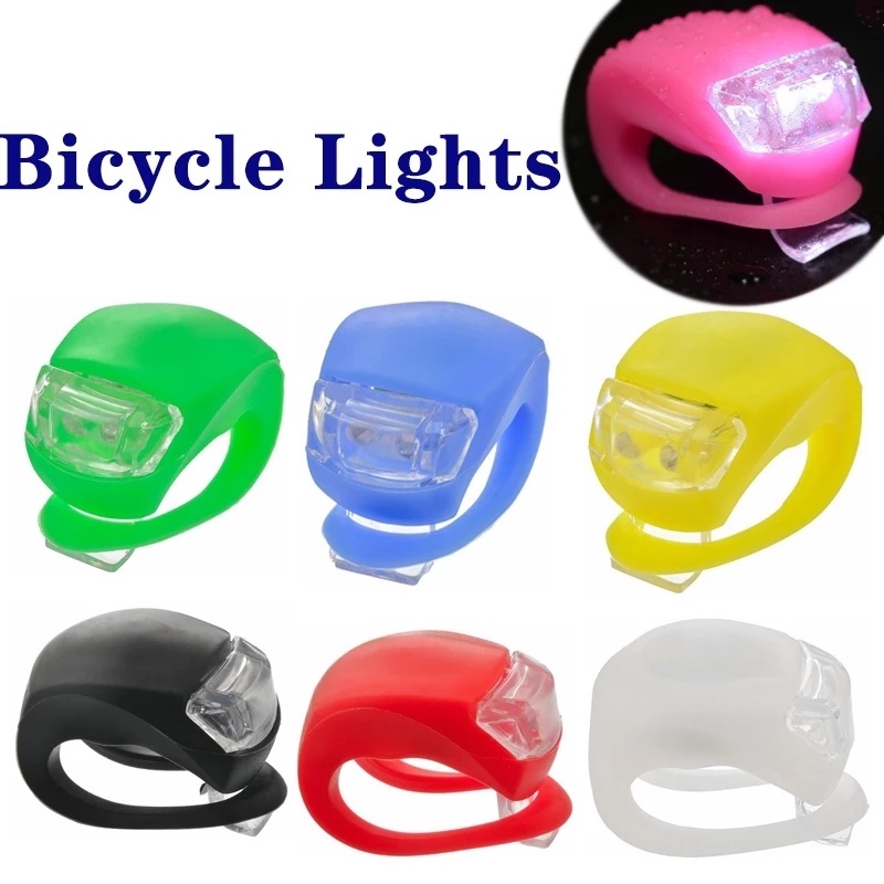 Đèn LED An Toàn Cho Xe Đạp Hình Ếch Silicone 3 Chế Độ