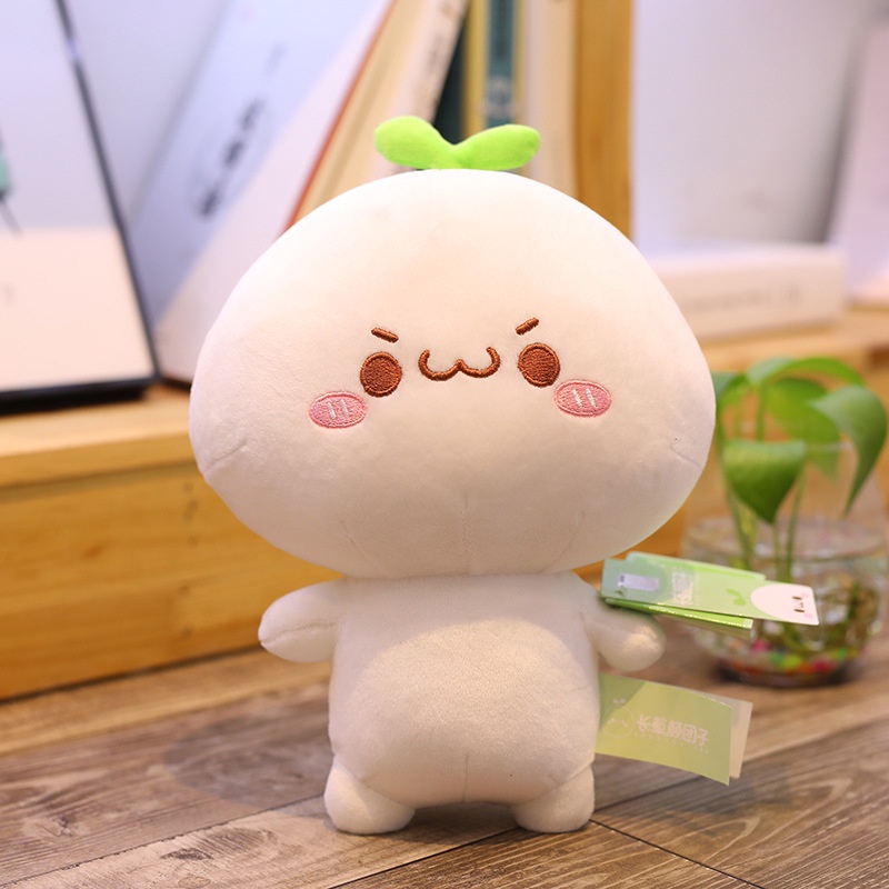 Gấu Bông Rau Mầm Siêu Mềm Mịn Siêu Cute, Mầm Cây Dễ Thương Chất Nhung Co Dãn 4 Chiều Size 35cm