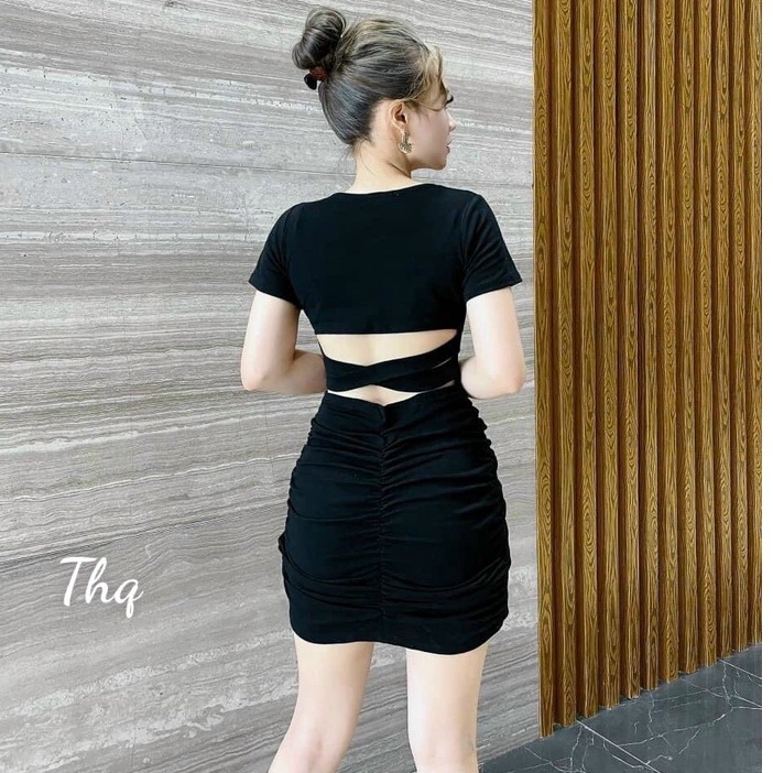 VÁy body đan lưng có mút ngực