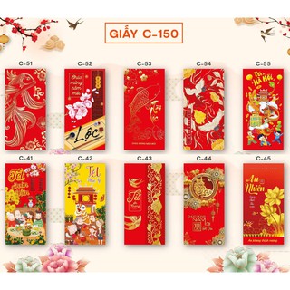 [Có sỉ] Bao lì xì tết - chất lượng giấy tốt, nhiều mẫu cực đẹp