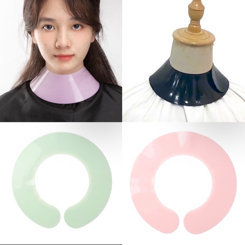 ❌GIÁ SỈ RẺ NHẤT ❌ Quấn cổ cao su non silicon ôm dính tránh dính tóc vào cổ khách khi cắt tóc, vào thuốc làm tóc