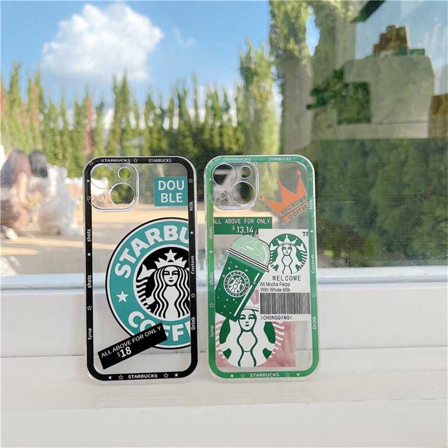 Ốp điện thoại TPU dẻo họa tiết logo Starbucks độc đáo cho IPHONE 13 12 11 PRO MAX XS MAX XR X XS 8 7 PLUS SE 2020