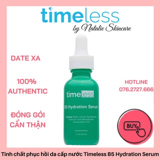 Tinh Chất Cấp Nước Phục Hồi Da Timeless B5 Hydration Serum (30ml)