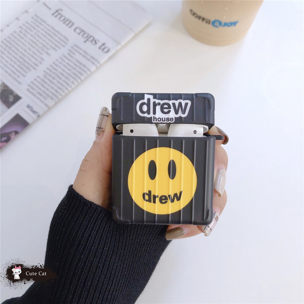 Vỏ Bảo Vệ Hộp Sạc Tai Nghe Airpods 1 / 2 / Pro Hình Mặt Cười Dễ Thương | BigBuy360 - bigbuy360.vn