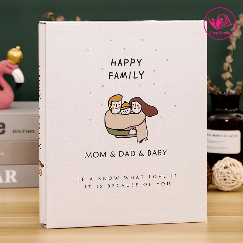 Album ảnh 13x18 đựng 200 tấm có hộp sang trọng bìa chống thấm nước sẵn hàng tại Tú Vy Studio