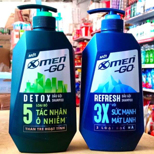 (Sản Phẩm Hot) Dầu gội Xmen- Go DETOX 630g.